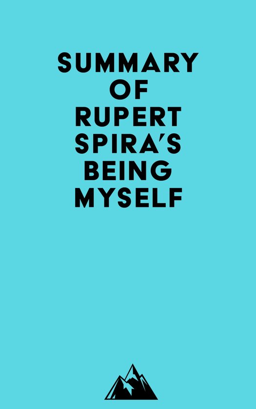 Summary of Rupert Spira's Being Myself