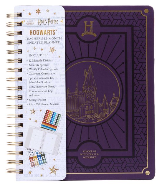 Harry Potter- Harry Potter: Hogwarts Teacher's 12-Month Undated Planner