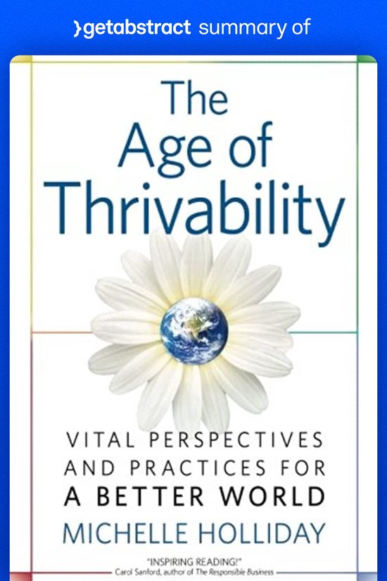 Summary of The Age of Thrivability by Michelle Holliday