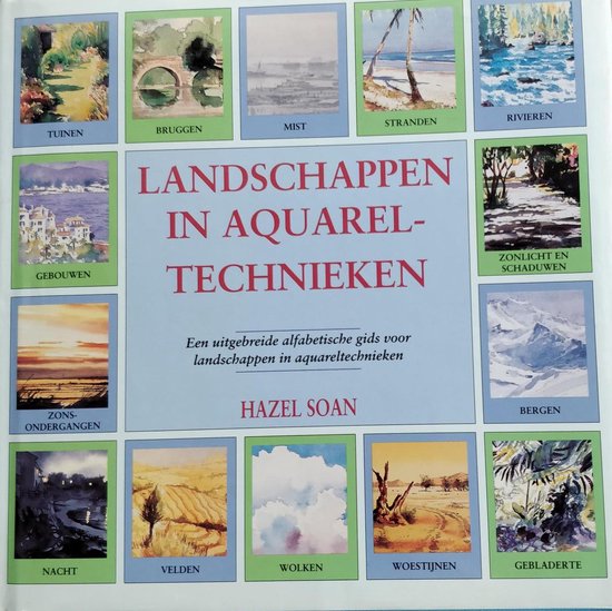 Landschappen in aquareltechnieken